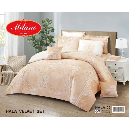 Milanobedlinen Comforter Hala Velvet Super King 11pcs Set